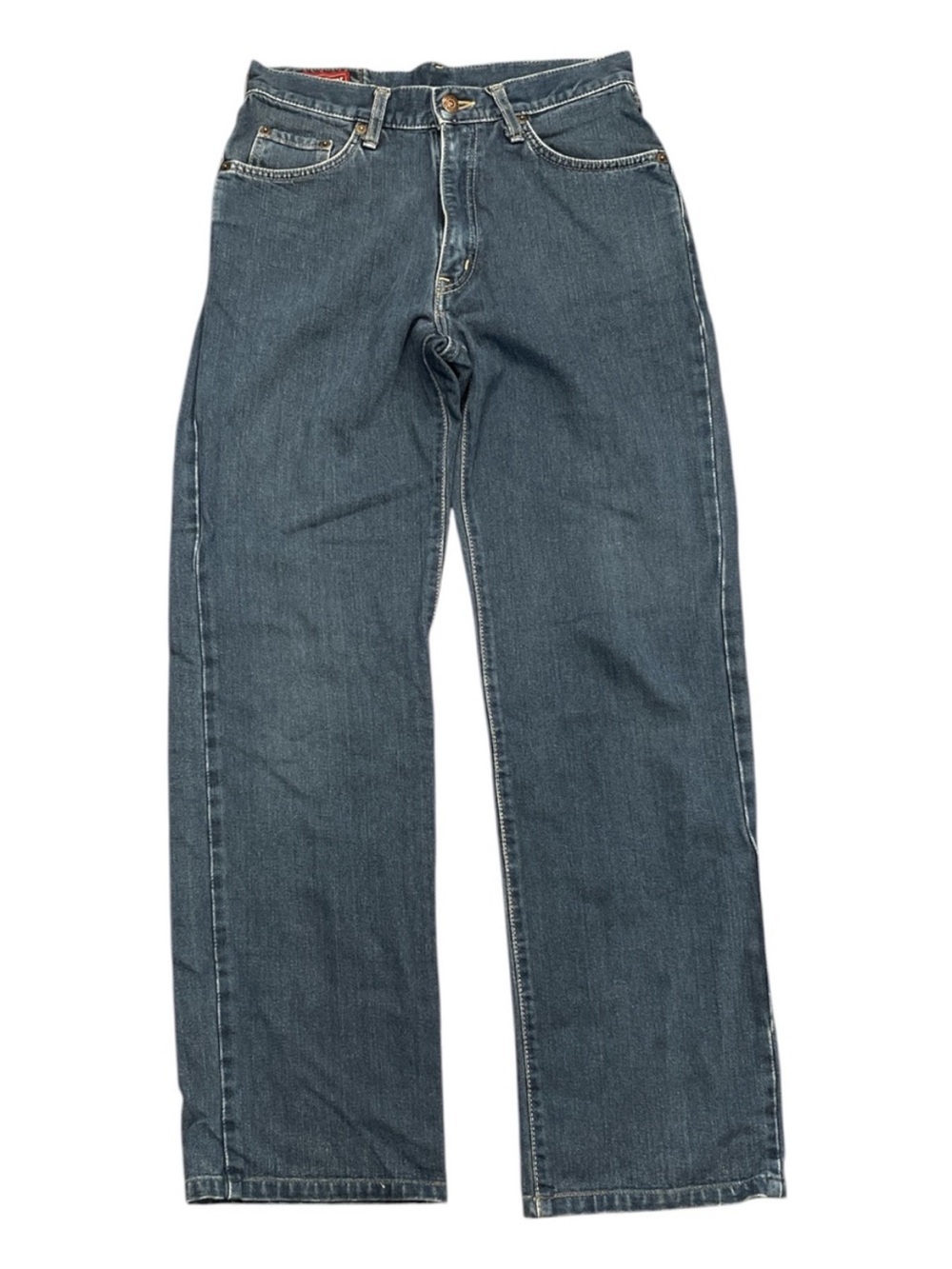 EDWIN Japan Wide Leg Jeans W29 Y2K Dark Wash Japanese Denim